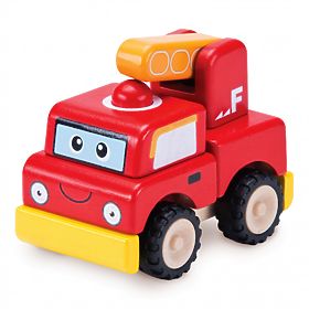 Wonderworld Wooden Mini Fire Truck, Wonderworld