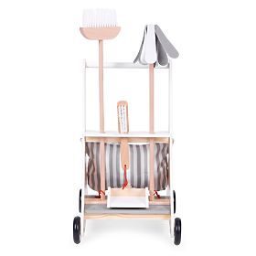 Wooden Cleaning Set Trolley ECOTOYS