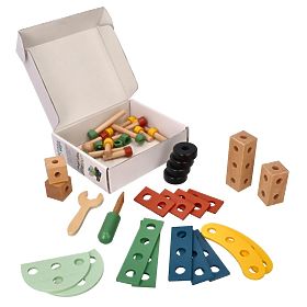 Wooden Construction Set 40 Pieces