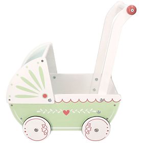 Wooden Doll Stroller