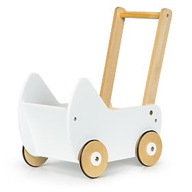 Wooden Doll Stroller Walker ECOTOYS