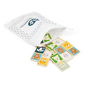Wooden Domino Bigjigs Toys - Forest Animals, Bigjigs Toys