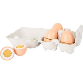 Wooden Eggs with Velcro, Sfd