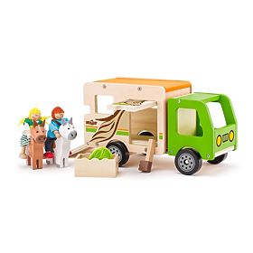 Wooden Horse Transport Truck