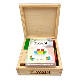 Wooden-Magnetic Blocks WABI, 20 Pieces