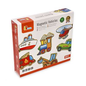 Wooden Magnets for Children - Vehicles