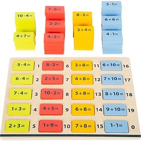 Wooden math table