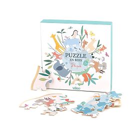 Wooden Puzzle - World