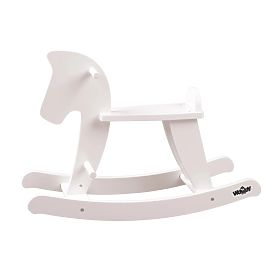 Wooden Rocking Horse - White