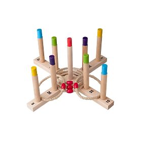Wooden Skill Game Hoopla