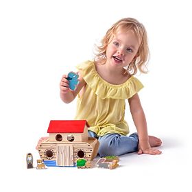 Wooden Toy Noah's Ark
