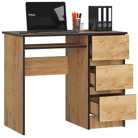 WRITING DESK A-6 CLP CRAFT OAK RIGHT-SIDED